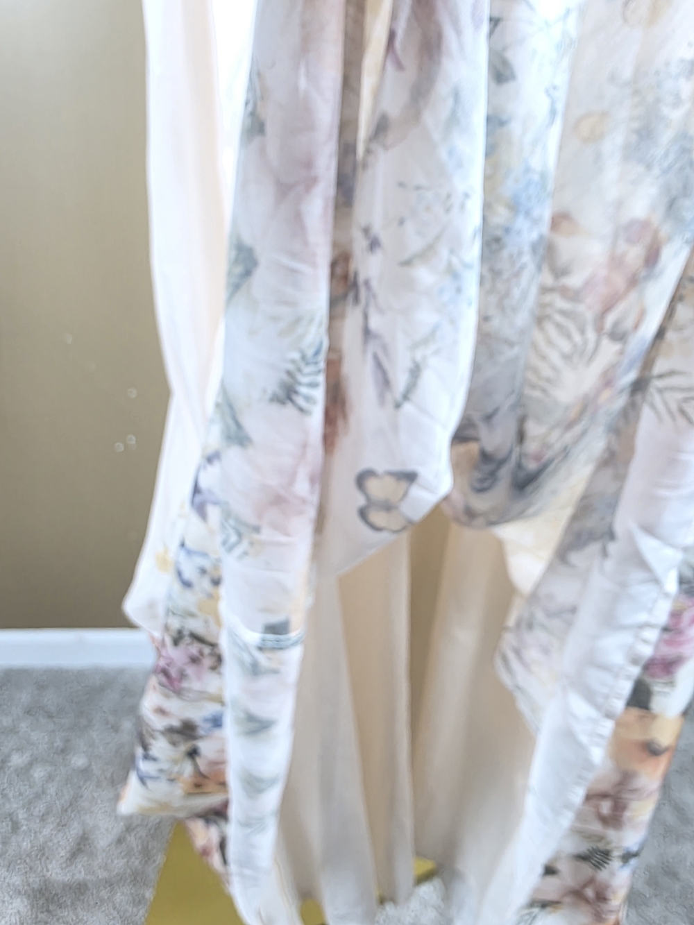 Square Neck Floral Print Dress - Picture 7 of 7